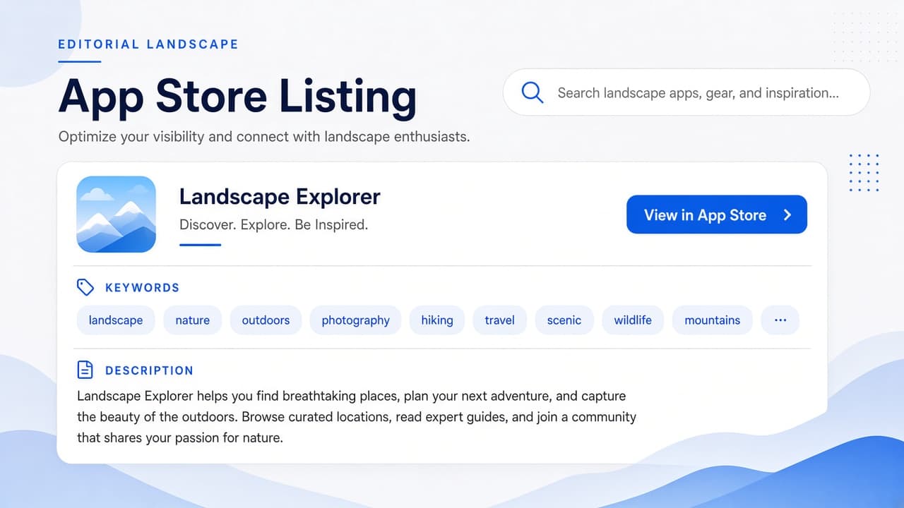 ASO en App Store: subtítulo y keywords