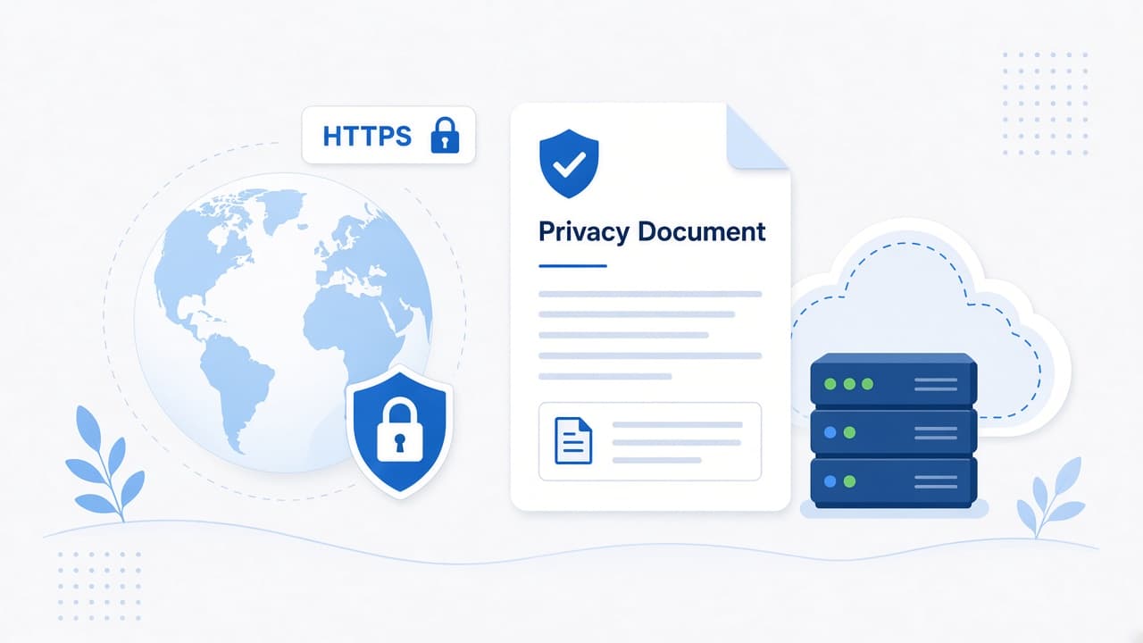 Dónde hostear la política de privacidad de una app